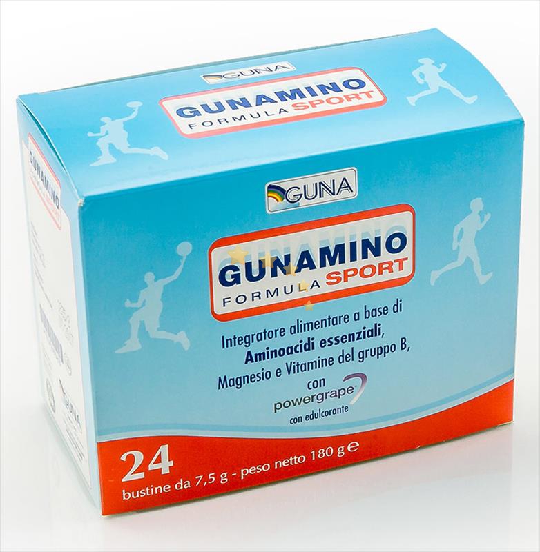 Guna Linea Energia Gunamino Formula Sport Integratore Alimentare 24 Buste