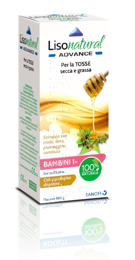 Sanofi Linea Diospositivi Medici Lisonatural Advance Bambini Tosse Mista 180 g