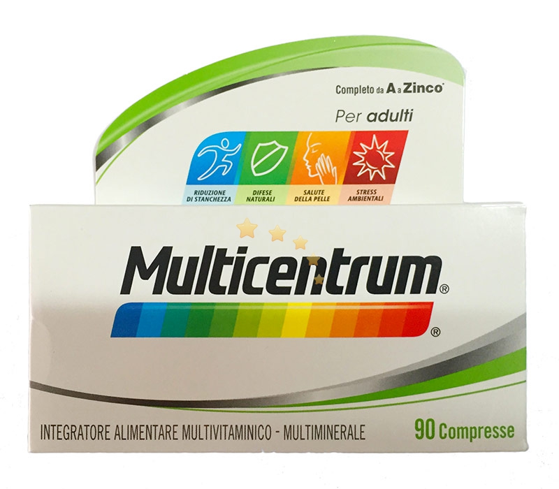 Multicentrum Vitamine Minerali Classic Integratore 90 Compresse