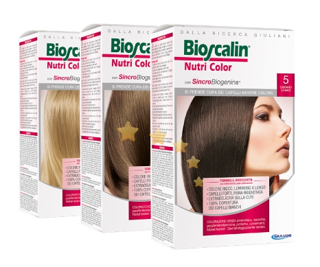 Bioscalin Linea Nutri Color SincroBiogenina Colorazione Capelli 4.3 Castano Dora