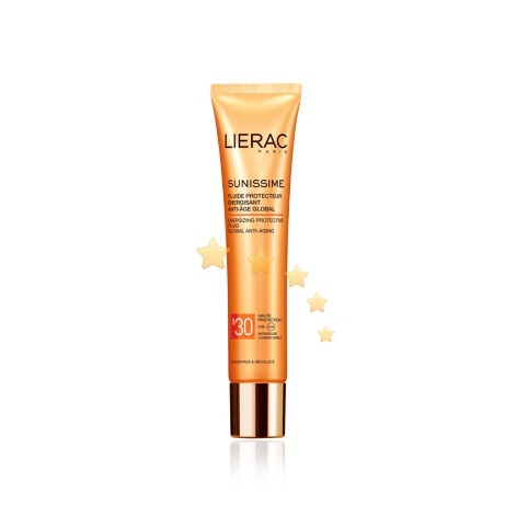 Lierac Linea Sole Sunissime SPF30 Fluido Energizzante Anti-Age Global Viso 40 ml