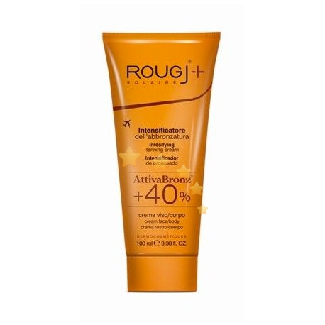 Rougj Linea Solare Attiva Bronz Intensificatore Abbronzatura Viso Corpo 100 ml