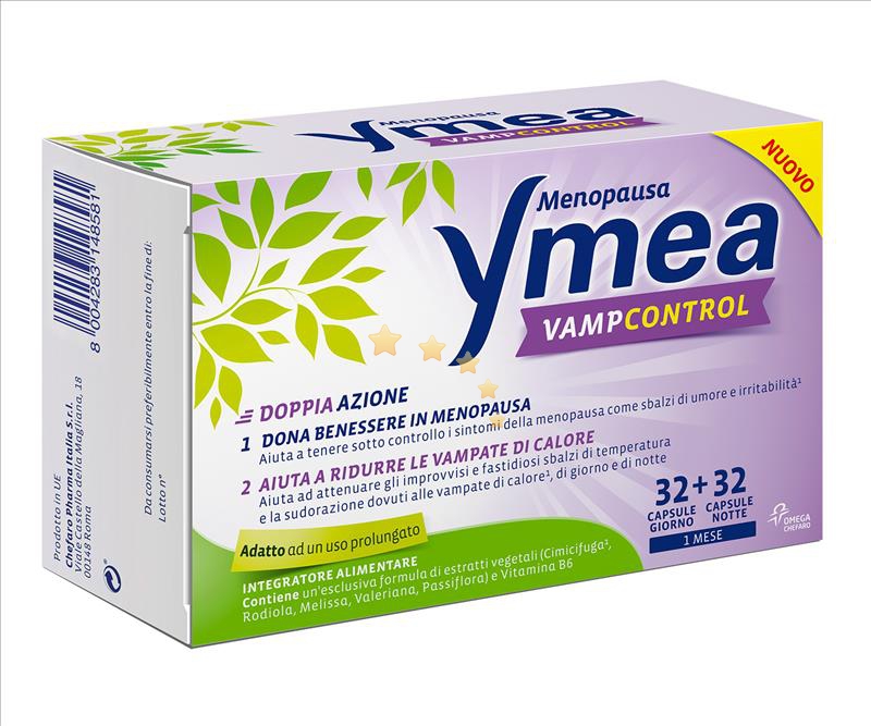 Omega Pharma Linea Menopausa Ymea Vamp Control Integratore 64 Capsule