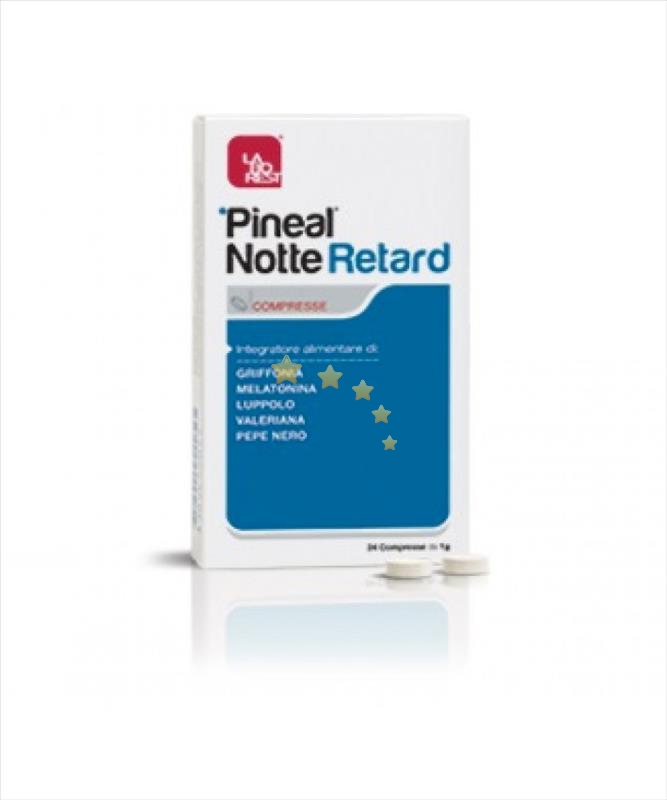 Laborest Italia Linea Sonno e Relax Pineal Notte Retard Integratore 24 Compresse