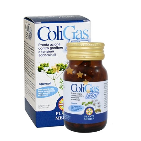 Planta Medica Linea Benessere Intestinale Coligas Fast Integratore 50 Opercoli