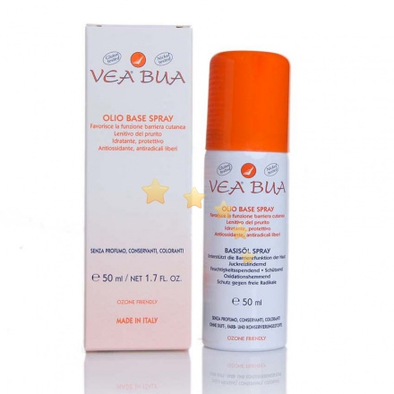 VEA Linea Pelli Sensibili BUA Olio Base Spray Lenitivo Protettivo Idratante 50ml