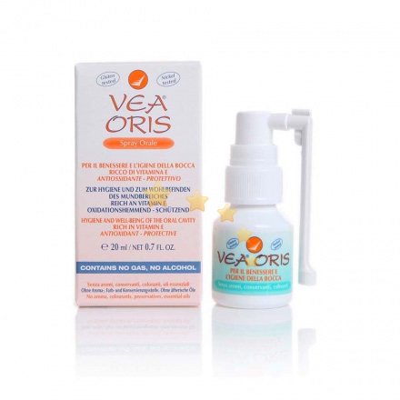 VEA Linea Pelli Sensibili Oris Spray Protettivo Antiossidante Mucosa Orale 20 ml