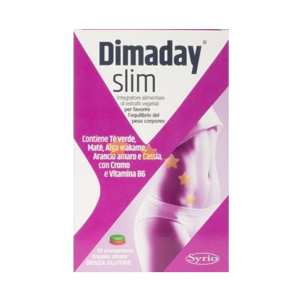 Syrio Linea Controllo del Peso Dimaday Slim Integratore Alimentare 15 Compresse