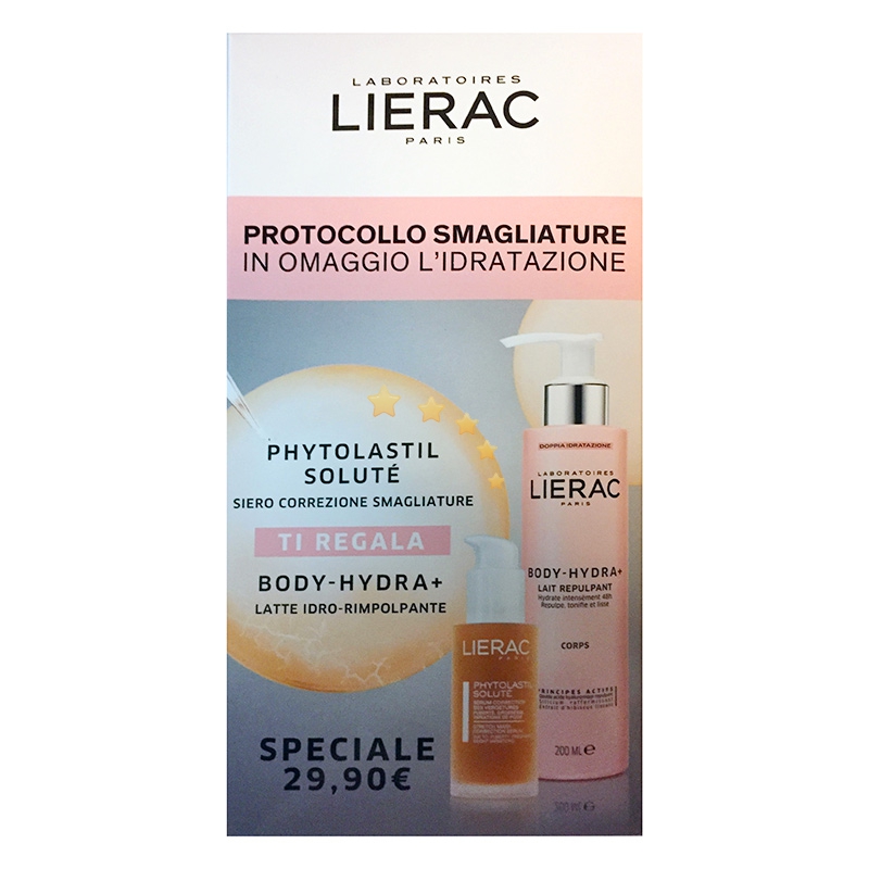 Lierac Linea Phytolastil Cofanetto Solut Siero + Hydra-Body Latte Sublime Corpo