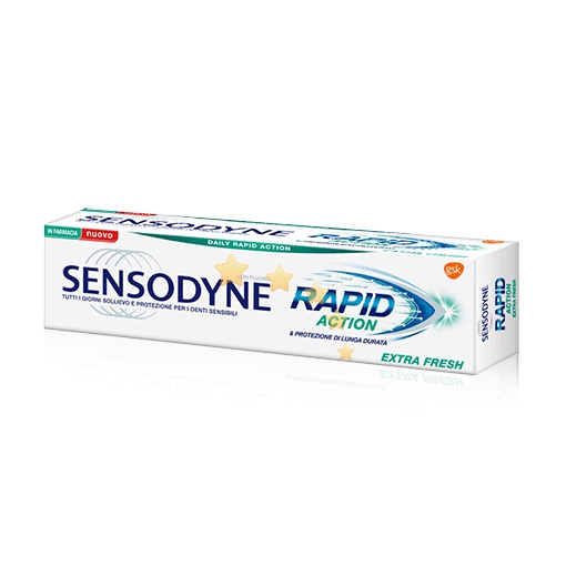 Sensodyne Linea Salute Dentale Rapid Action Extra Fresh Dentifricio 75 ml