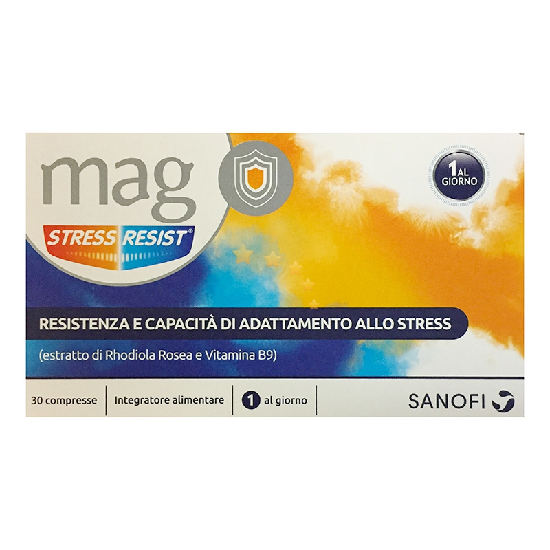 Sanofi Aventis Linea Serenit e Relax Mag Stress Resist Integratore 30 Compresse