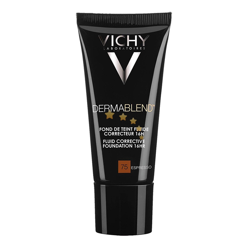 Vichy Make-up Linea Dermablend Fondotinta Correttore Fluido 30 ml 75 Espresso