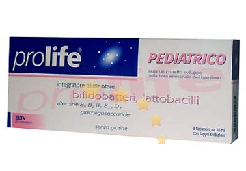 Prolife Pediatrico Intestino Sano Fermenti Lattici Integratore 12 Flaconi 8 ml