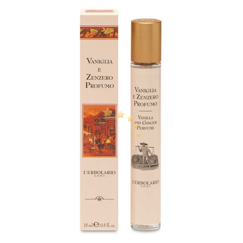 L'Erbolario Linea Vaniglia Zenzero Delicato Energia e Mistero Profumo 15 ml