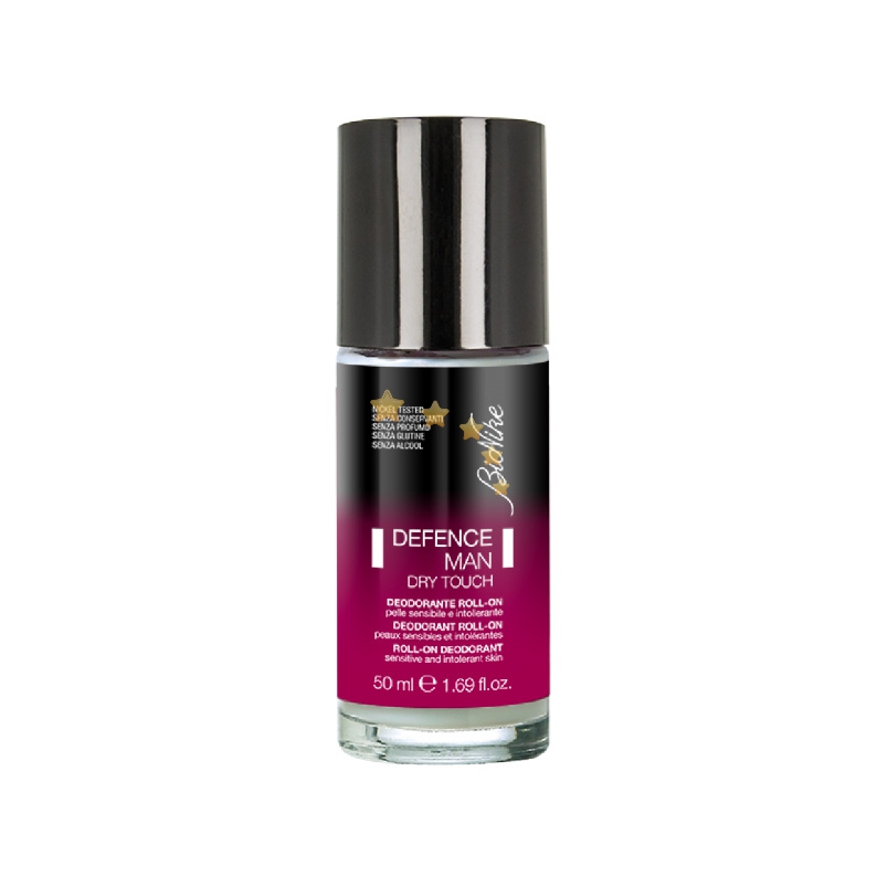 BioNike Linea Defence Man Dry Touch Deodorante Uomo Roll-on Pelli Sensibili 50ml