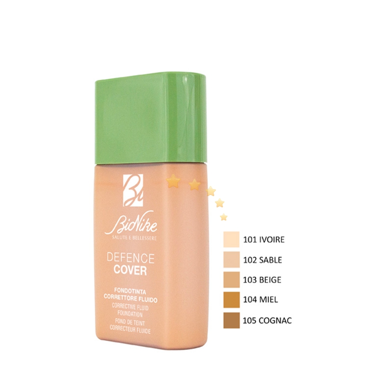 Bionike Linea Defence Color Cover Fondotinta Viso Fluido Camouflage 101 40 ml